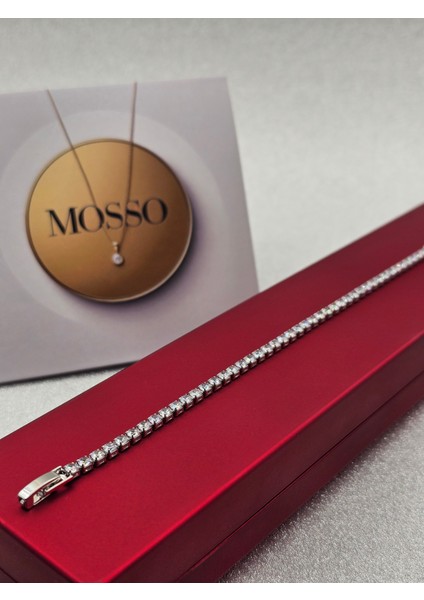 Xuping Su Yolu Gümüş Renk Çelik Bileklik