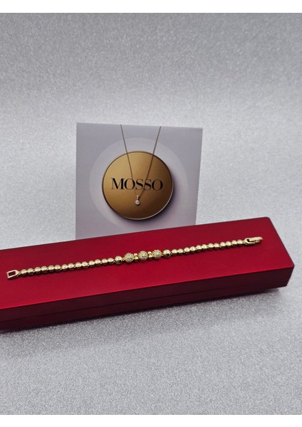 Xuping Ortası Zirkon Taş Detaylı Boncuklu Model Çelik Bileklik fiyatları