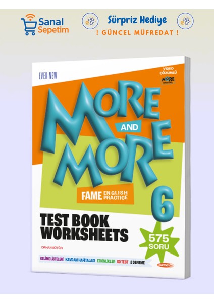More And More 6. Sınıf Test Book Worksheets