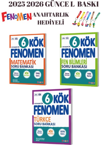 Fenomen Yayıncılık 6.sınıf Kök Serisi 2025 2026 Yeni Ürün