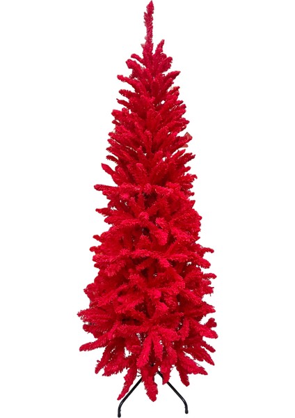 180 cm Ithal Pembe Yılbaşı Ağacı Çam Ağacı Metal Ayak 650 Dal