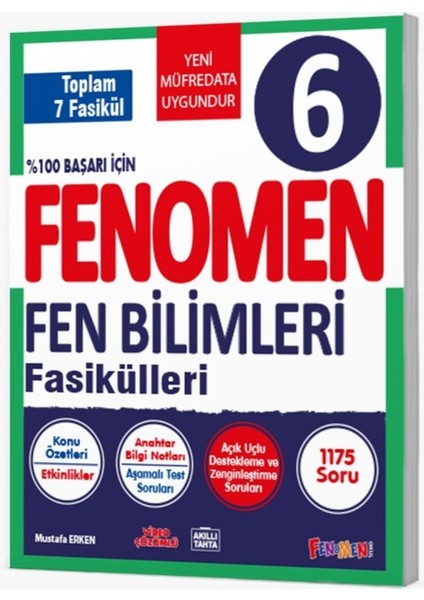 Fenomen 6 Fen Bilimleri Fasikülleri (Toplam 7 Fasikül)