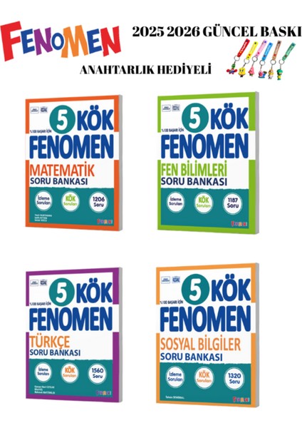 Fenomen Yayıncılık 5.sınıf Kök Serisi 4 Lü Set