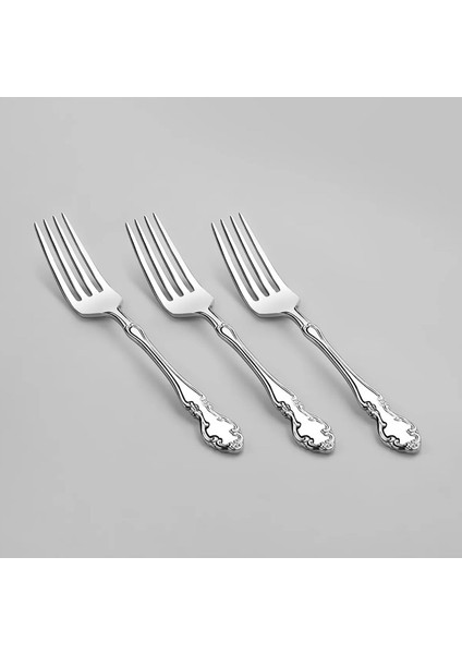 Adriana Sade 12 Adet Yemek Çatal Takımı