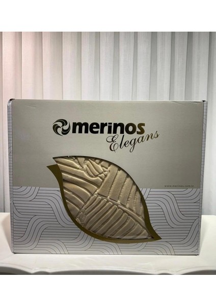 Elegans Embos Battaniye Bej