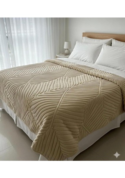 Elegans Embos Battaniye Bej modelleri