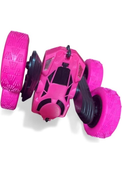 Uzaktan Kumandalı Şarjlı Akrobat Araba Pembe 3222 modelleri