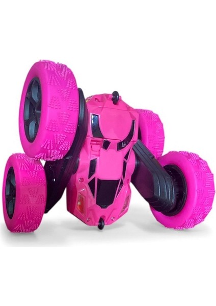 Uzaktan Kumandalı Şarjlı Akrobat Araba Pembe 3222 fırsatları