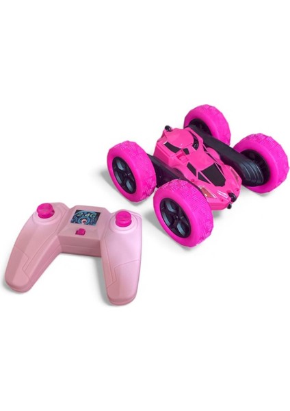 Uzaktan Kumandalı Şarjlı Akrobat Araba Pembe 3222 indirimleri