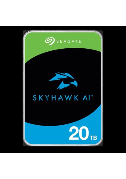 20TB Seagate Skyhawk Aı 7200R 256MB ST20000VE002