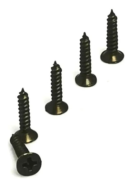 Klips, Menteşe, Ayak Vidası 2,2x7,5mm Çelik Siyah 100 Adet