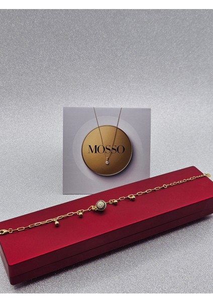 Nazar Boncuklu Detaylı Gold Renk Çelik Bileklik fırsatları