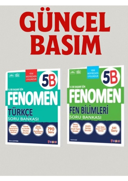 5. Sınıf Fen Bilimleri - Türkçe (B) Set Soru Bankaları
