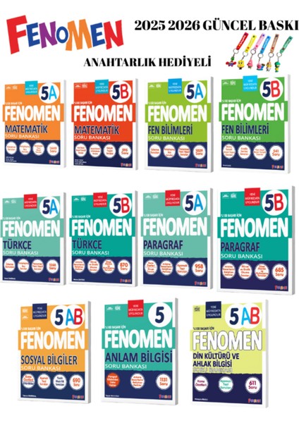Fenomen Yayıncılık 5.sınıf Süper Ideal Set 2025 2026 Yeni