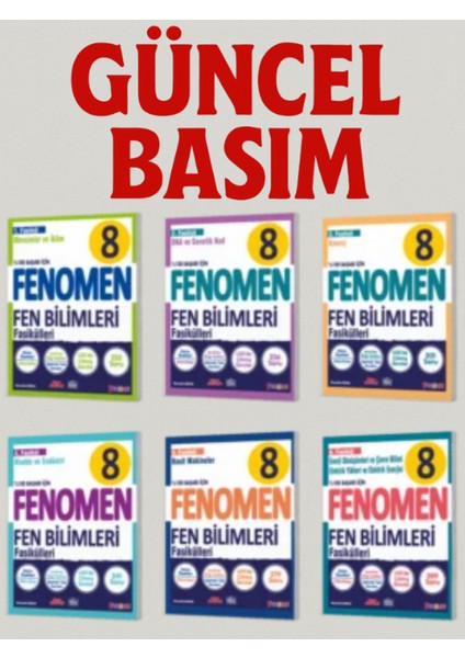 8. Sınıf Fen Bilimleri Fasikülleri Set Soru Bankası