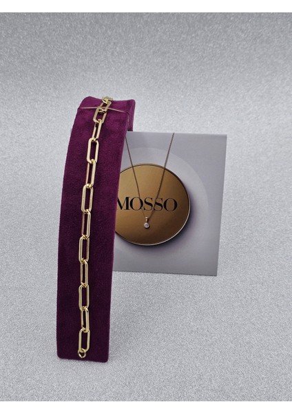 Xuping Zincir Model Çelik Bileklik Gold Renk indirimleri