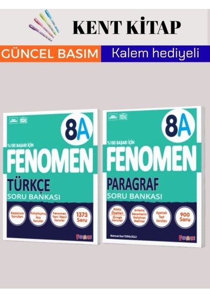 8. Sınıf Türkçe - Paragraf (A Set) Soru Bankaları