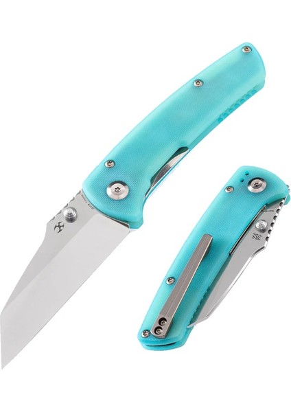 Main Street | Mavi G10 Sap | Taşlanmış 154CM Çelik Çakı | T1015B4