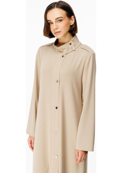 Spy El Işi Biye Taş Işlemeli Örme Spor Uzun Kap-Taş