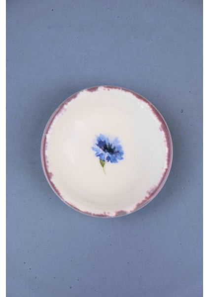 Porselen Morden Kahvaltı ve Ikram Takımı 6 Kişilik 14 Parça