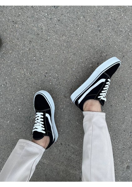 Kb-V1 Kuback Siyah Beyaz Detaylı Günlük Erkek Ayakkabı fiyatları