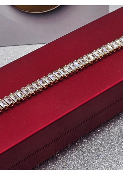 Xuping Baget Su Yolu Gold Renk Çelik Bileklik