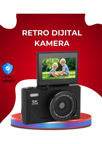 5k Ultra Hd Kamera Gülümseme Algılama Otofokus 18X Optik Zoom