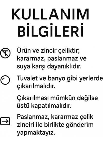 Siyah Vakıa Suresi Yazılı Çelik Kolye Kararmaz Paslanmaz Zincirli Unisex Kolye