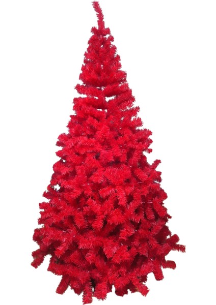 Yılbaşı Çam Ağacı Kırmızı 210 cm 800 Dal fiyatları