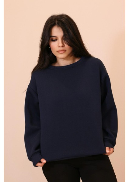 3 Iplik Şardonlu Kaliteli Bisiklet Yaka Sweatshirt fiyatları