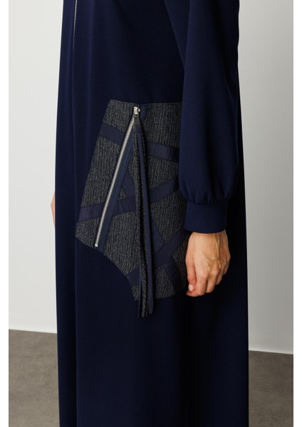 Krep Doku Özel El Işi Desen Işleme Spor Zamansız Kap/ferace-Laci