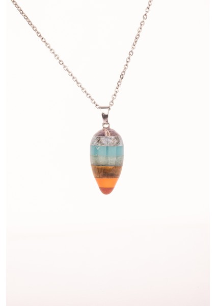 7 Çakra Doğal Taş Enerji Kolye