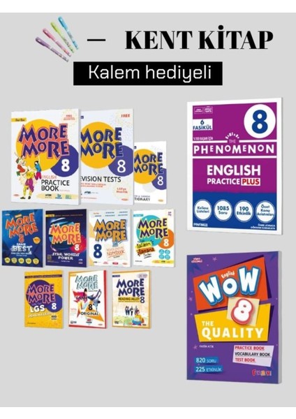 Fenomen Moremore + Wow + Phenomenon Ingilizce Set