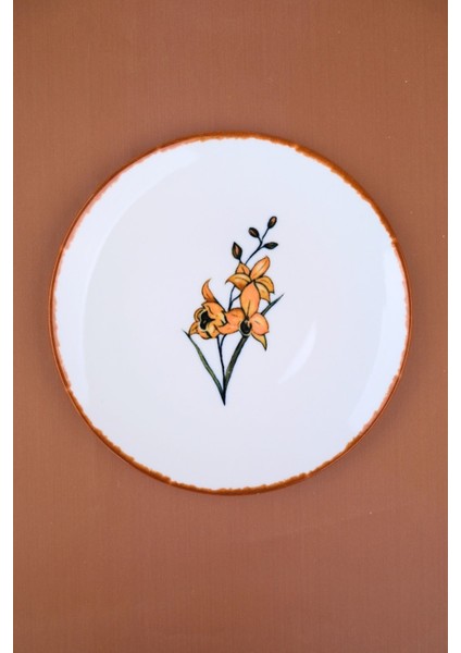 Porselen Azelya Kahvaltı ve Ikram Takımı 6 Kişilik 14 Parça