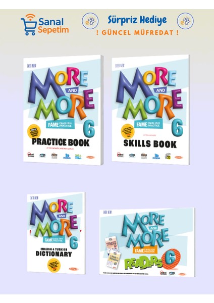 More And More 6. Sınıf Practice Book ( Skılls Book + Dıctıonary +Readers) Set