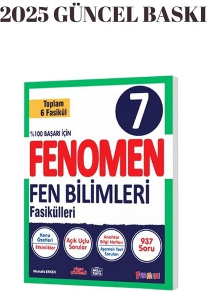 Fenomen Yayıncılık 7.sınıf Fen Bilimleri Fasikülleri
