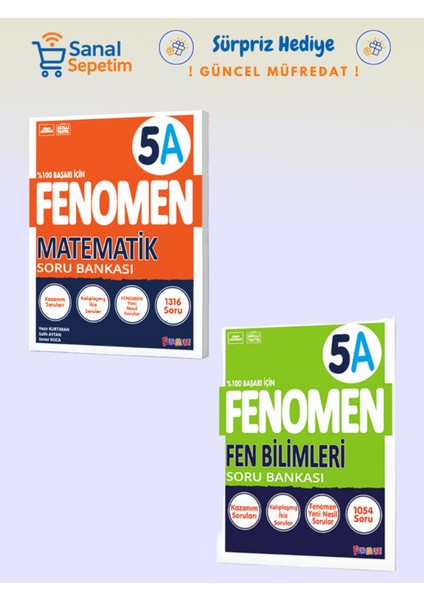 5. Sınıf Matematik - Fen Bilimleri (A) Set Soru Bankaları