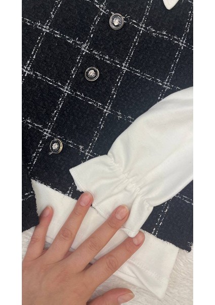 Kız Çocuk Gömlek Yaka Süveter- Şort Etek modelleri