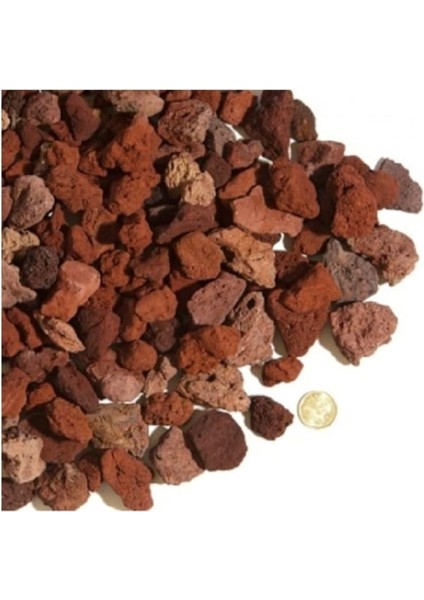 Tarım Pomzası 25 kg 5-10 mm Kırmızı Pomza Cüruf Lav Taşı Kırmızı Ponza Volkanik Cüruf fiyatları