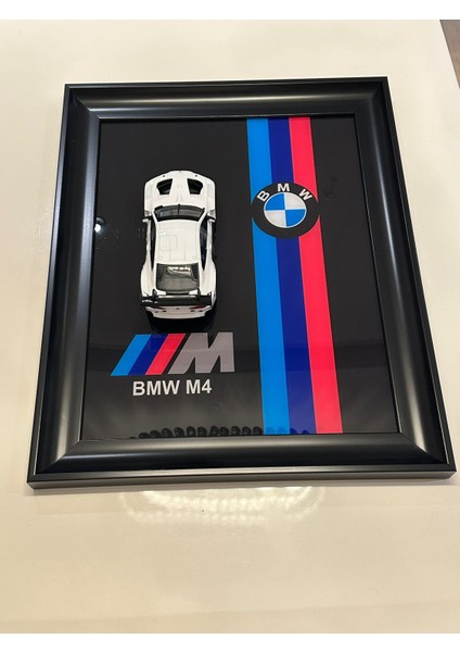 Özel Tasarım Bmw M4 3D Duvar Tablosu – Gerçek Model Araba Detaylı Premium Koleksiyon Parçası modelleri