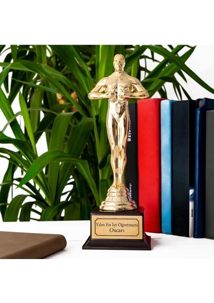 Öğretmenler Gününe Özel Oscar Ödülü - Yılın En Iyi Öğretmeni Heykel -29 cm