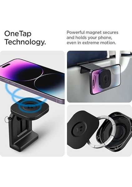 Magfit In-Flight Uçak Yolcu Için Telefon Tutucu iPhone Için Magsafe Özellikli Onetap Itst - AMP05756 fırsatları
