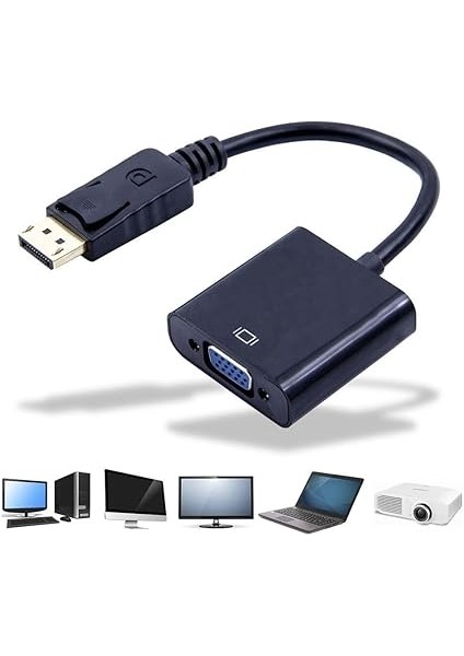 To VGA Çevirici Adaptör Display Erkek VGA Dişi fırsatları