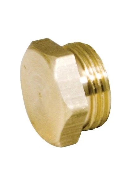 Sarı Pirinç Kör Tapa 3/8