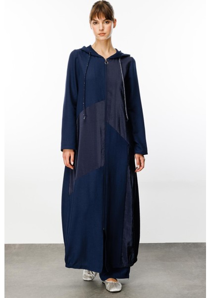 Perche Ince Ipekçe Dokulu Hafif Kap Ferace-Laci