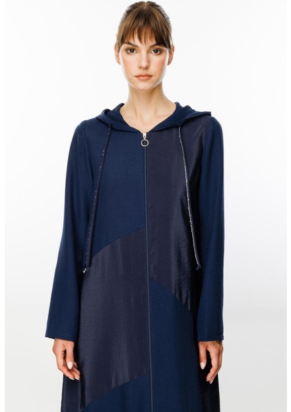 Perche Ince Ipekçe Dokulu Hafif Kap Ferace-Laci