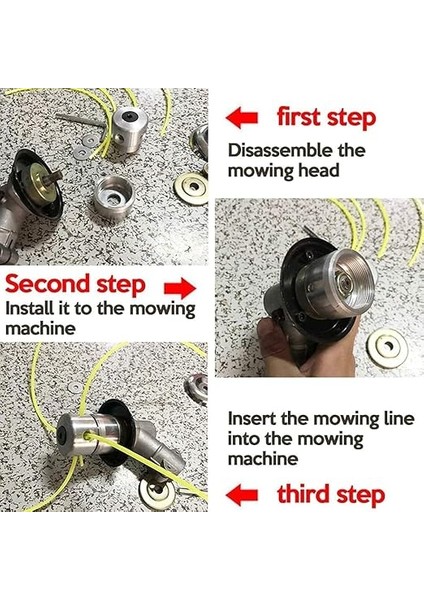 Çim Biçme Makinesi Kafası Tırpan Misinası Kafası Tırpan Makina Kafası Ahtapot Başlık modelleri