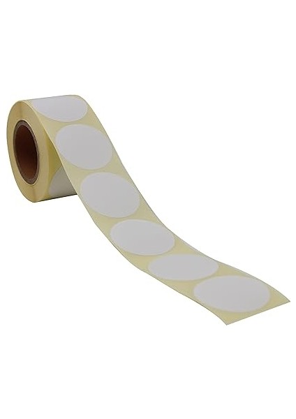 Etiketler , Hazır Al Hızlı Al Kuşe Etiket 40MM Çap Ruloda 500 Adet 40MM Kuka Çapında Baskısız Barkod Yazıcı Etiketi indirimleri