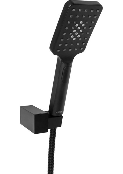 Mafsallı El Duş Takımı 3 Fonksiyonlu KMS122 (Siyah)