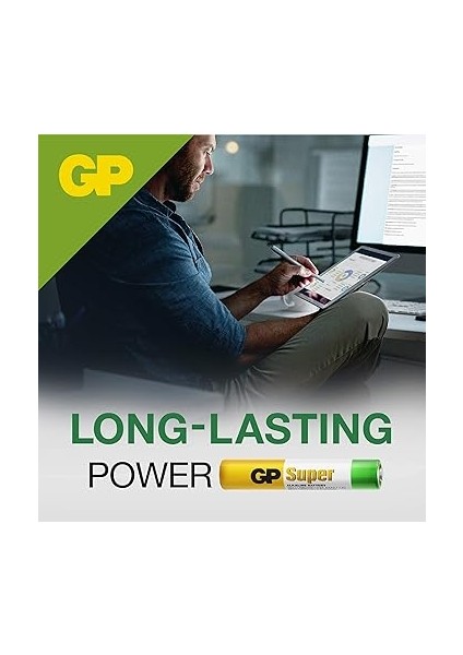 Batteries GP25A Süper Alkalin LR8D425/E96/AAAA Boy Incenin Incesi Pil, 1.5 Volt, 2'li Kart fırsatları